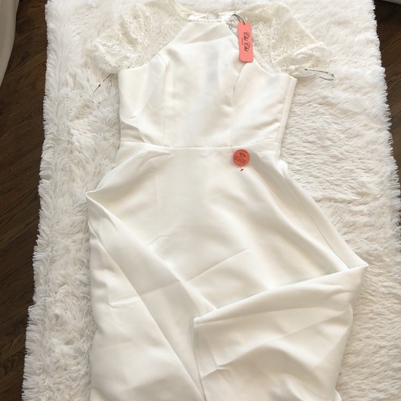 💚 SALE! CHI CHI LONDON White Dress - Picture 3 of 13